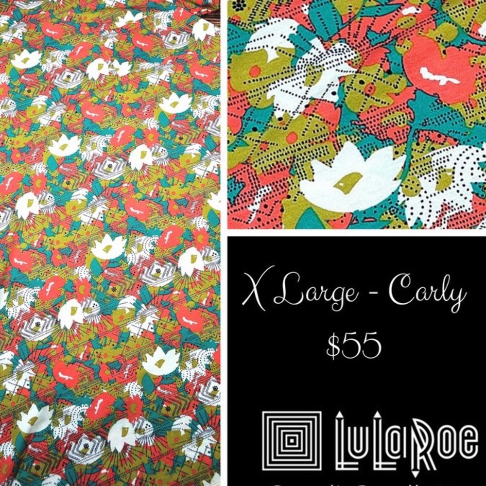 LuLaRoe Carly Swing Dress  - X Large